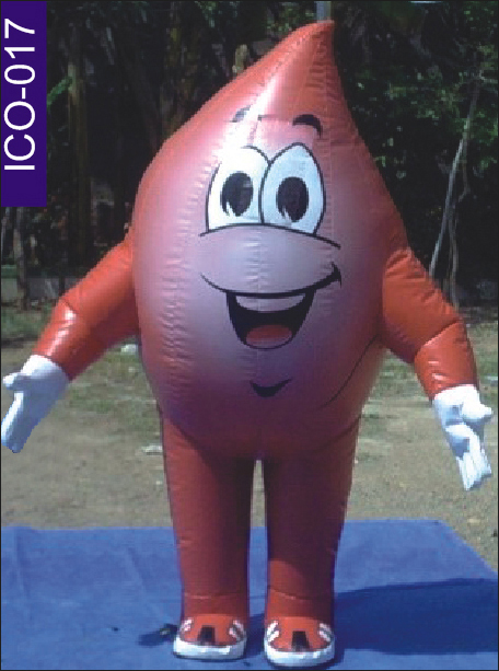 Blood Drop Inflatable Costume