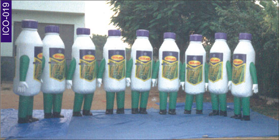 Bayer Bottle Shape Inflatable Costume
