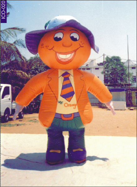 Orange Man Inflatable