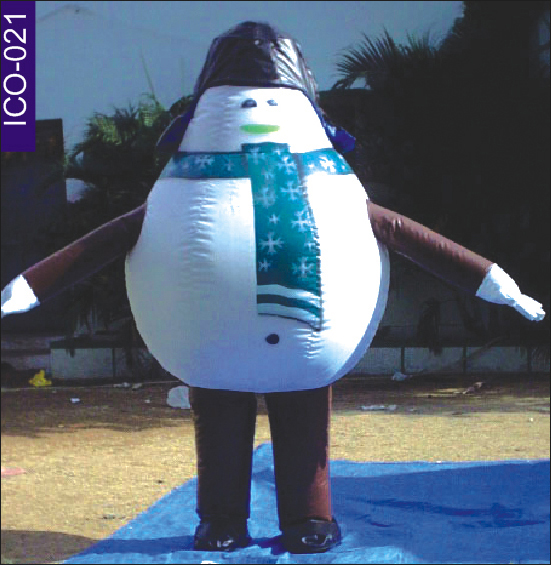 Snow Man Inflatable Costume