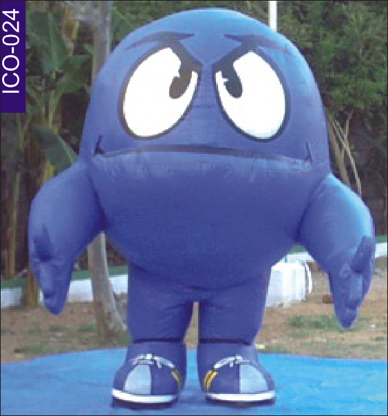Ball Character Shape Inflatable Costume