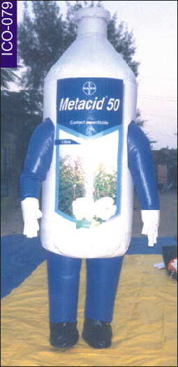 Metacid Bottle Shape Inflatable Costume