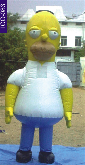 Homer Inflatable Costume