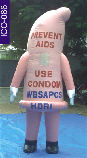 Condom Shape Inflatable Costume