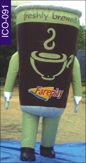 Coffee Shape Inflatable Costume