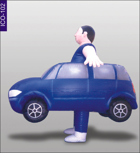 Man in car Inflatable Costume