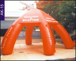 Scatter Red Tent, click here to see large picture.