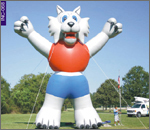 Inflatable Fox, click here to see large picture.