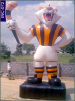 Inflatable Sports Tiger, click here to see large picture.