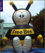 Bee Shape Inflatable, click here to see large picture.