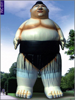 Inflatable Sumo, click here to see large picture.