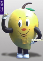 Mango Inflatable Costume, click here to see large picture.
