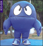Ball Character Shape Inflatable Costume, click here to see large picture.