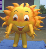 Sunfeast Inflatable Costume, click here to see large picture.