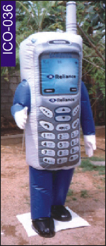 Reliance Mobile Costume, click here to see large picture.