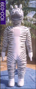 Zebra Costume, click here to see large picture.