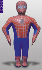 Spider Man Inflatable Costume, click here to see large picture.