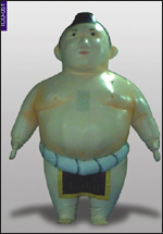 Sumo Inflatable costume, click here to see large picture.