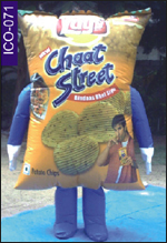 Lays Shape Inflatable Costume, click here to see large picture.