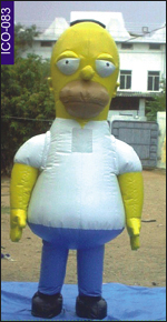 Homer Inflatable Costume, click here to see large picture.