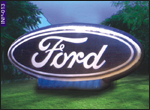 Ford Logo Shape Inflatable, click here to see large picture.
