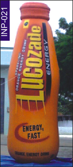 Lucozade Bottle Inflatable, click here to see large picture.